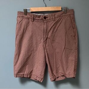 Banana Republic Emerson Shorts Men’s 100% Cotton Chino  Shorts 34 Micro Check
